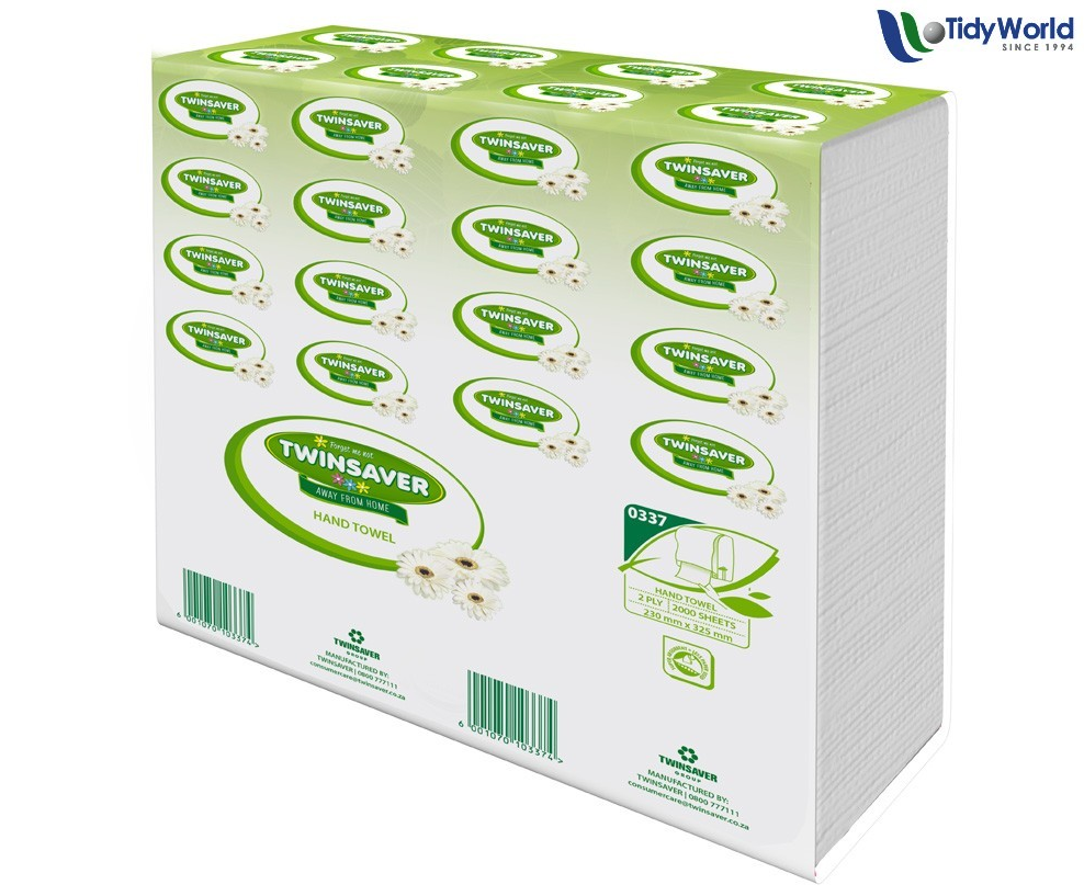 Twinsaver interfold hand towels – 2 ply – Code 337