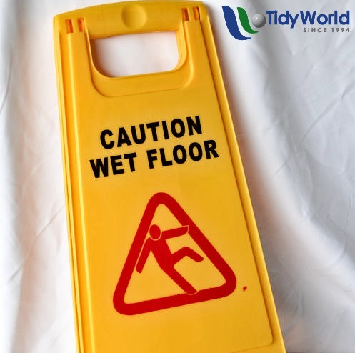 Wet floor sign