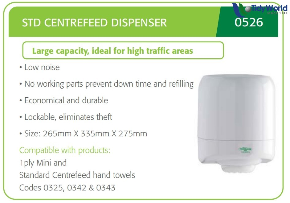 Twinsaver Centrefeed – Standard – Code 526