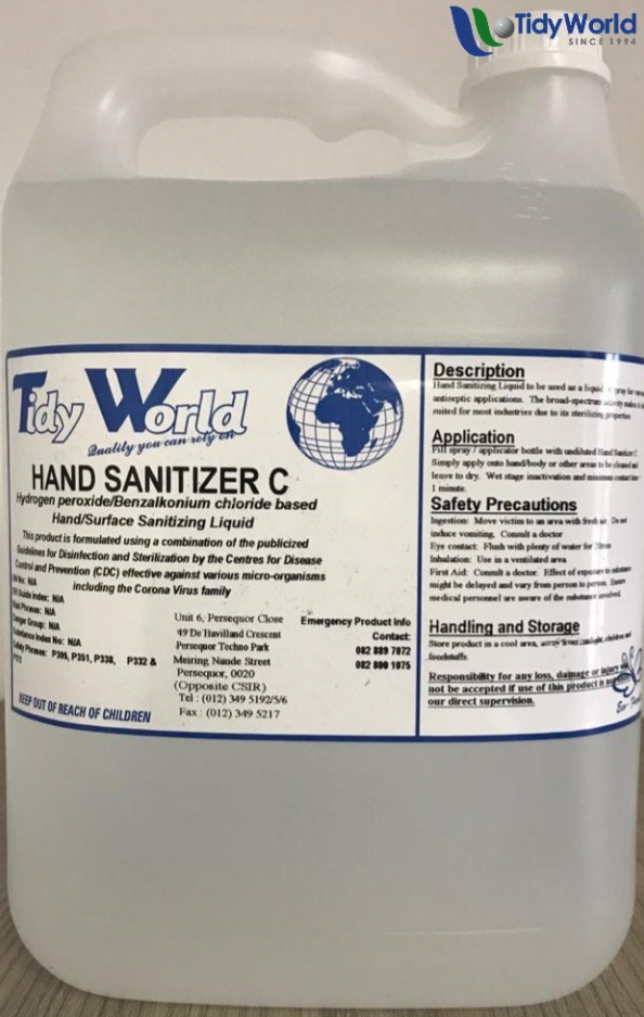 Hand Sanitizer C – 5Lt