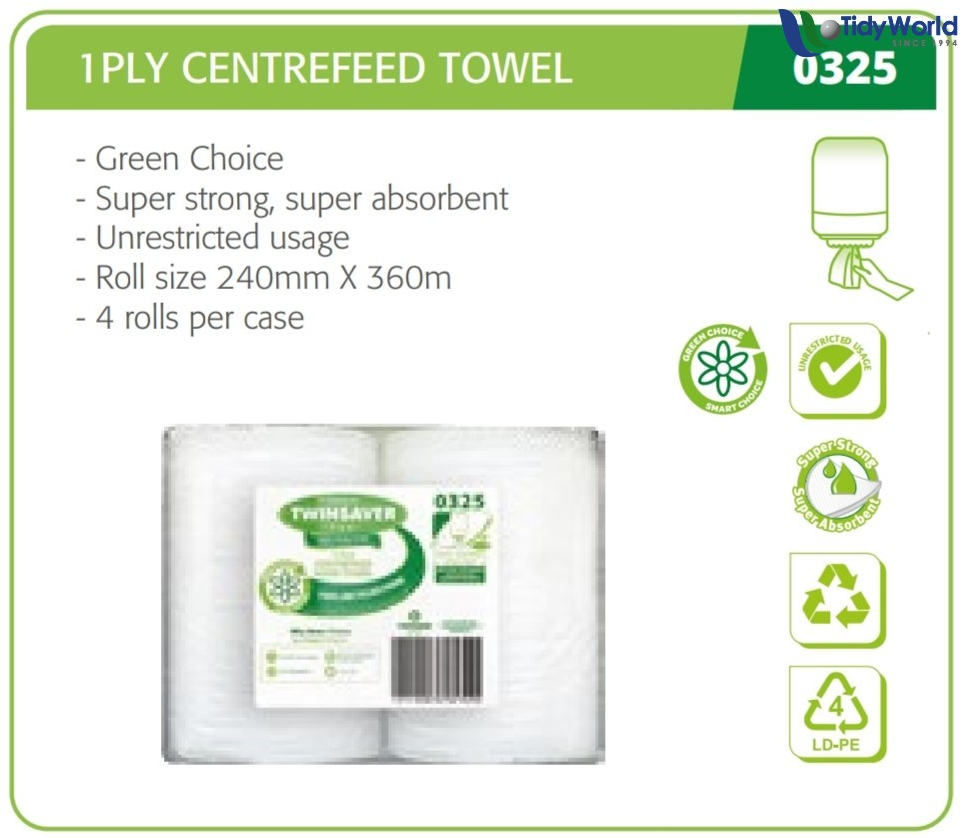 Twinsaver Centrefeed – Standard – Code 325