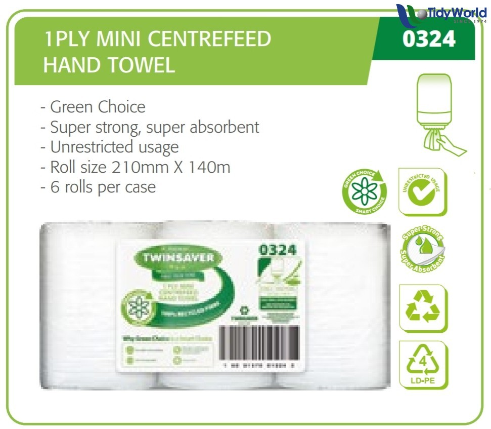 Twinsaver Centrefeed – Mini – Code 324