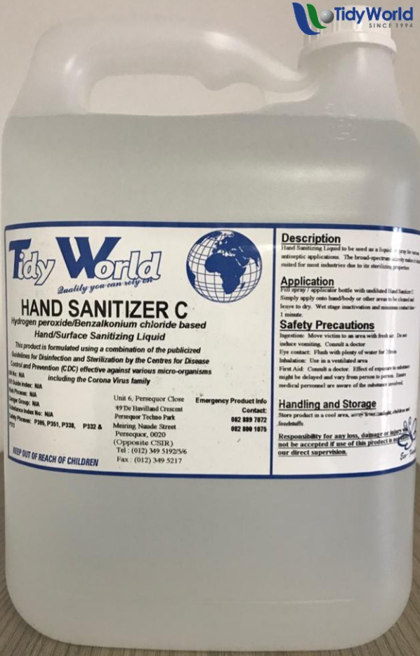 Hand Sanitizer C – 5Lt